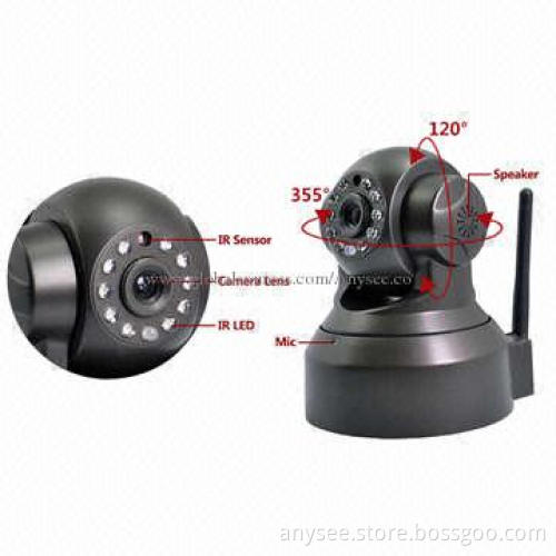 IP Network CCTV Camera, 5.0V Operating Voltage, 1,500mA Power Consumption